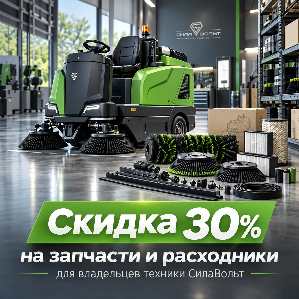 Запчасти и расходные материалы со скидкой 30% — постоянно